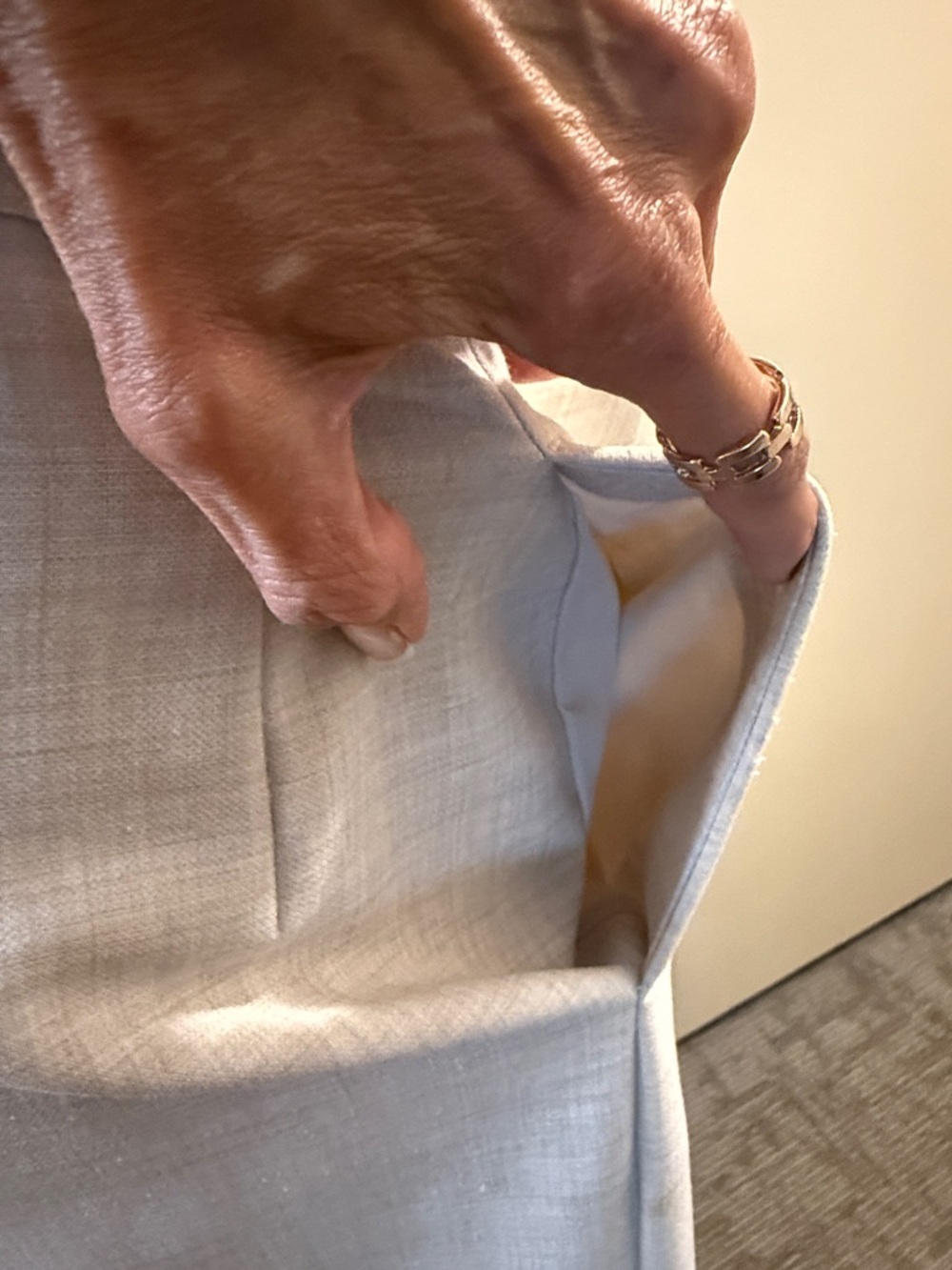 Ann Taylor Drapery Marina Wide -Leg Cropped Pants - Picture 10 of 17